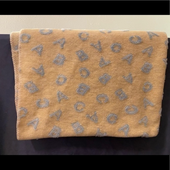 Blue & yellow Baby blanket - Picture 4 of 5